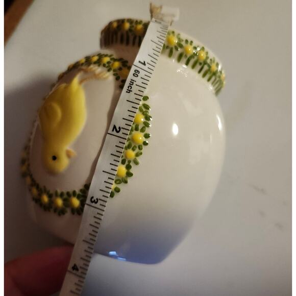 Vintage 1982 Chicken Rabbit Yellow Daisy Flower Coffee Mug Easter Spring - Picture 11 of 11